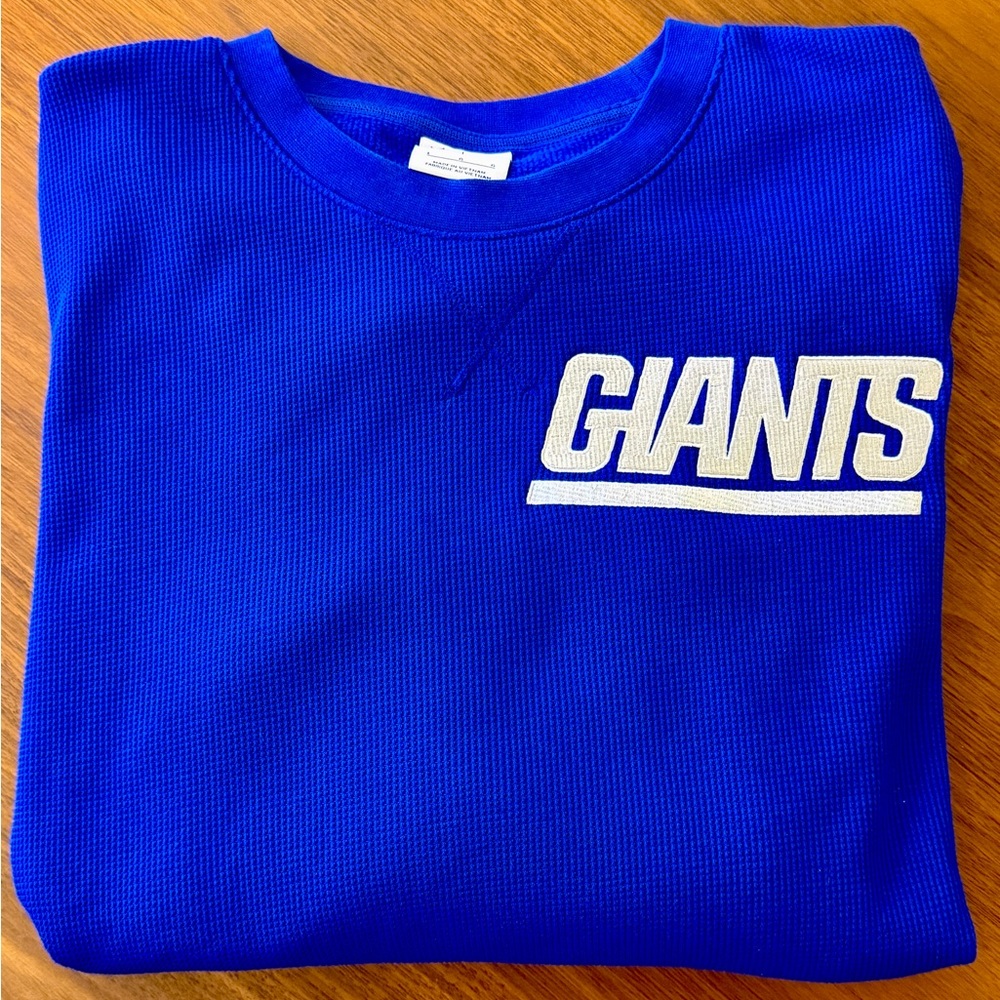 New York Giants Nike Blue Crewneck Sweater